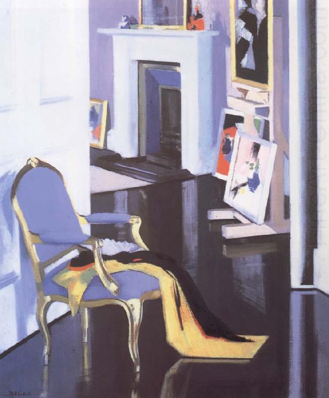 Francis Campbell Boileau Cadell The Gold Chair oil painting picture